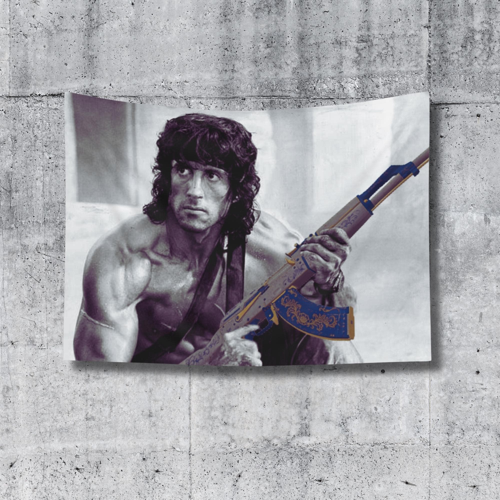 Rambo AK Inheritance CSGO Wall Tapestry 36