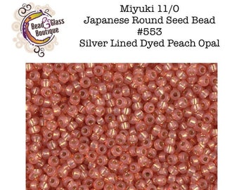 11//0 Silver Lined Dyed Fuchsia Czech Seed Bead #CSG155 10 Gm, Hank, 1//2 Kilo