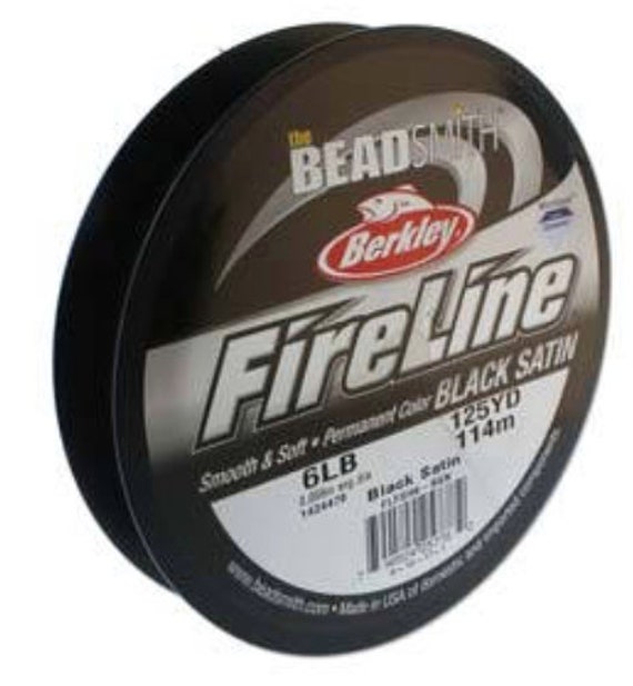 Fireline Beading Thread BLACK SATIN CHooSE YoUR Size & Etsy