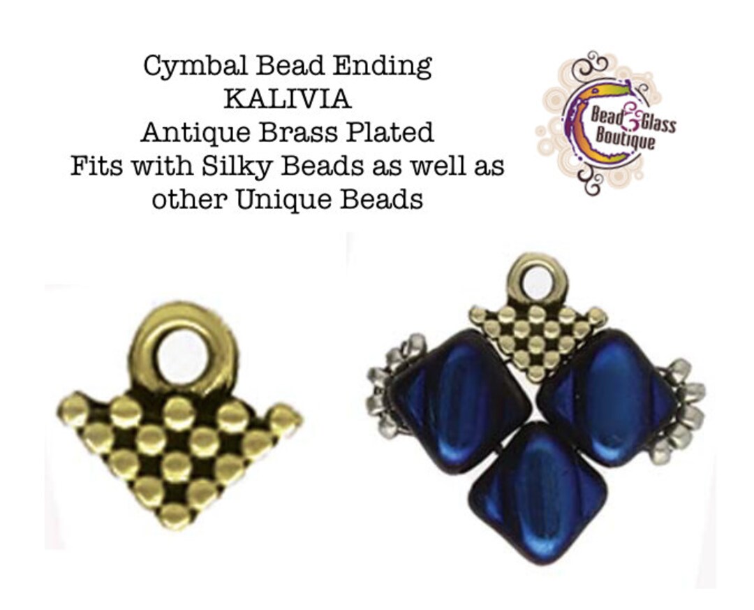 Cymbal Bead End Findings KALIVIA Pack of 6 Changing How We