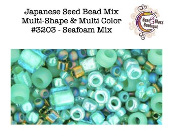 Toho Japanese Seed Bead Mixes Shape Mix and Color Mix Size Mix CHOOSE YOUR MiX approximately 11-12 grams in tube Group 1 of 2