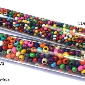 Heavy Metal Seed Bead, Multi Colored Mix, ALL of the Colors ! CHOOSE SIZE:  11/0, 8/0, and 6/0; Bead Weaving Shelley Nybakke
