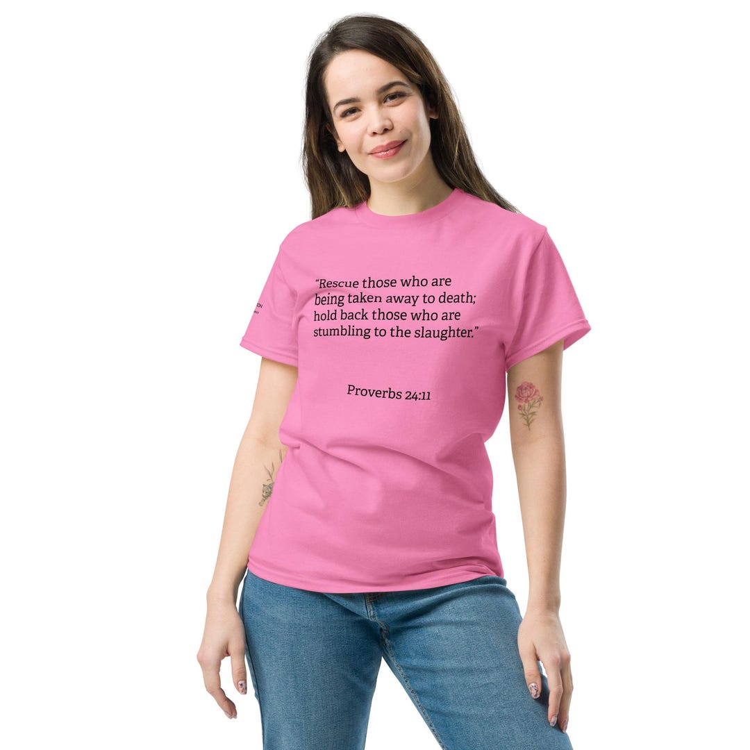 Proverbs 24:11 T-shirt - Etsy