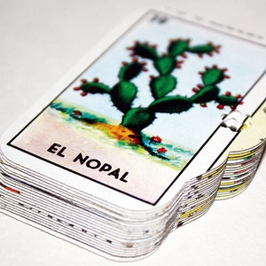 Loteria Paper Gift Tags Wishing Tree Name Cards Rectangle Set of 25 image 3