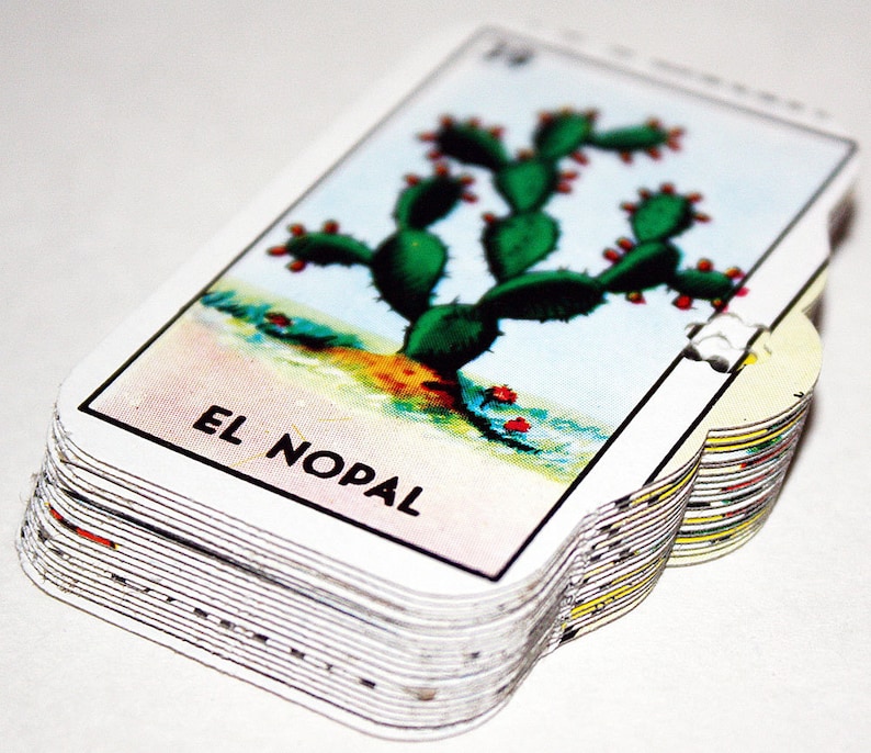 Loteria Paper Gift Tags Wishing Tree Name Cards Rectangle Set of 25 image 3