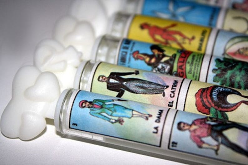 Destination Wedding Welcome Gifts Party Bag Favor Set of 25 Loteria Mexican Wedding Favors Bubble Wands