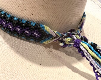 Mexican hat band woven belt toquilla band strap