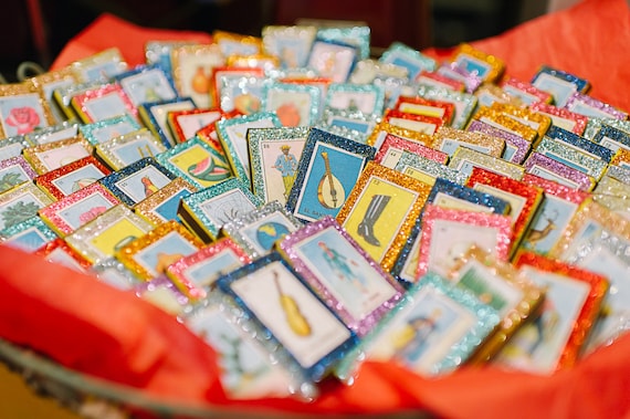 Destination Wedding Welcome Gifts Party Bag Favor Set of 25 Loteria Mexican Wedding Favors Bubble Wands