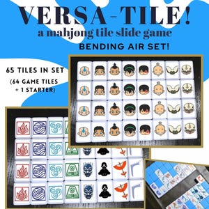 Juego de Mahjong con fichas de aire flexible: Combinación de fichas popular