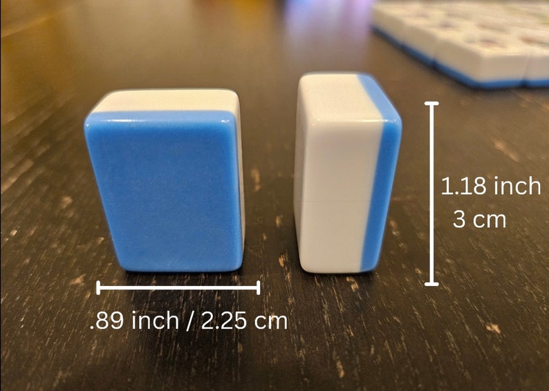 Tile Dimensions
Height: 1.18 inches
Width: .89 inches
Depth: .55 inches