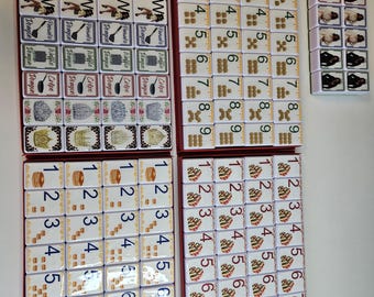 Custom / Personalized American Mahjong Set: Your images or your design goes directly on the tiles.