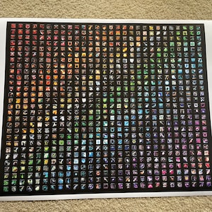 World of Warcraft Icon Poster