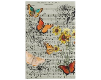 Butterfly Microfibre Tea Towel