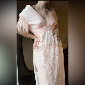Vintage 1970s Pink Evening gown