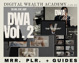 THE HOT Digital Wealth Academy vol.2 Course w. Master Resell Rights + Faceless Digital Marketing