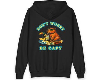 Sudadera con capucha y cremallera para jóvenes