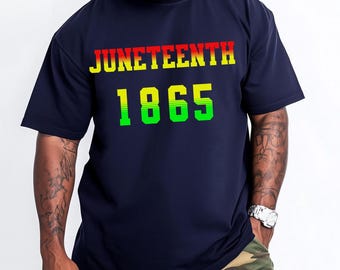 Juneteenth 1865 Celebration T-Shirt, African American Heritage Apparel