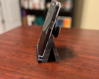 Zubehörfreundlicher Telefonständer STL-Datei - Pop-Socket- und MagSafe-kompatibel (digitale Datei)