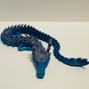 Articulating Dragon - 3D Printed Fantasy Figure - 18 Inches Long