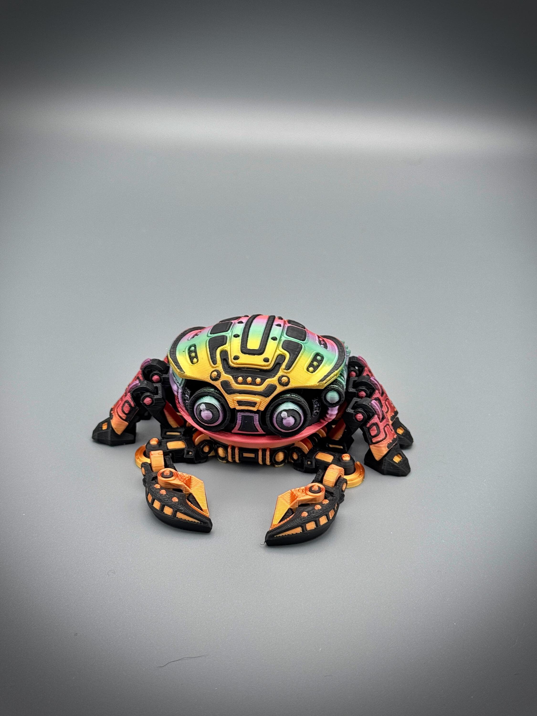 3D Printed Cyber Crab Box: Articulating Desk Organizer - Etsy