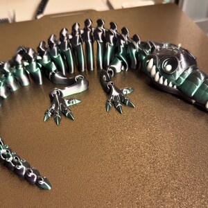 3D Printed Crocodile Skeleton - Reptile Decor - Designed by Flexi Factory image 5