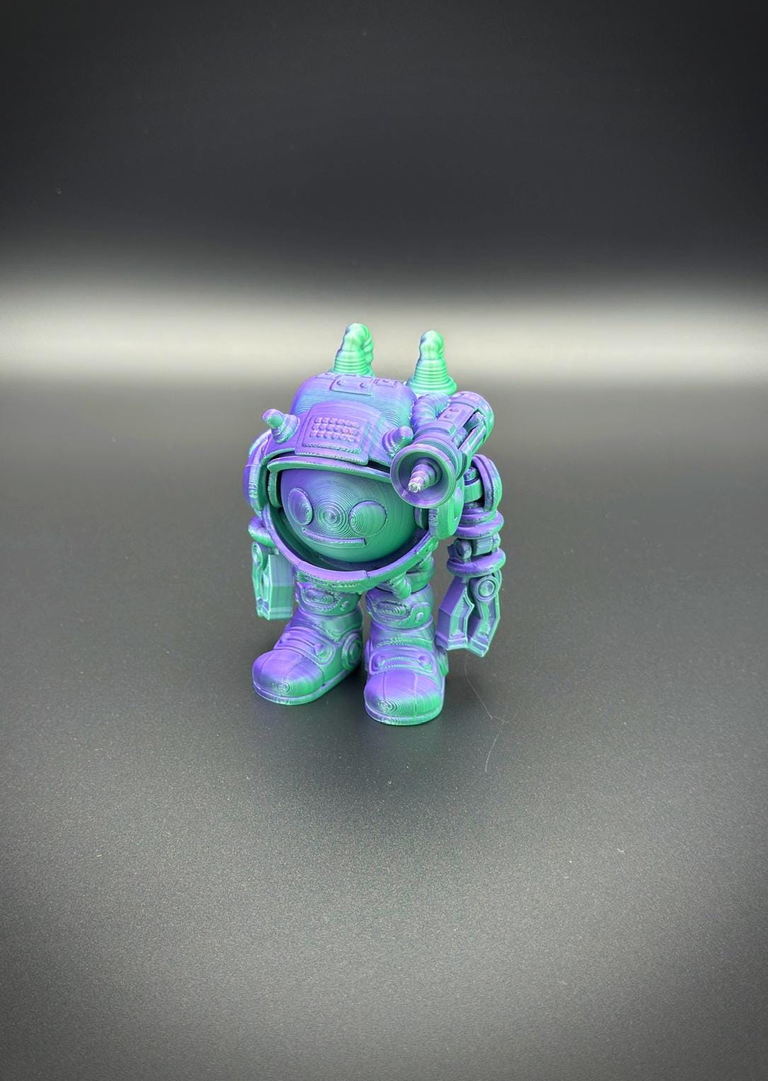 3D Printed Spacemoji Desk Toy: Flexi Factory Design With Jetpack
