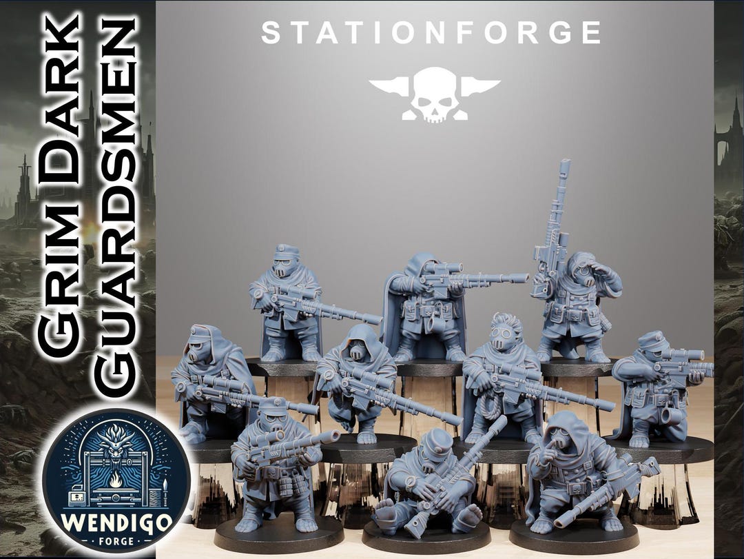 Grimguard Skull Rattle Snipers Station Forge Space Peace Keepers of ...