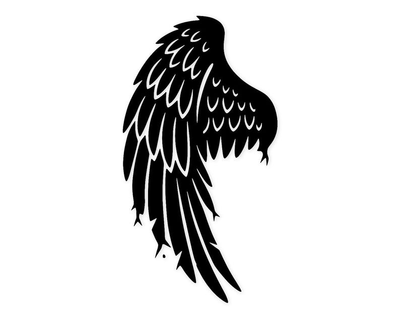 Fallen Wing Vector Fallen Angel Wing Svg Png: Cut Ready Digital Design for Cricut ...