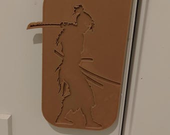 Wooden Samurai Door Hanger Handle |3D printed