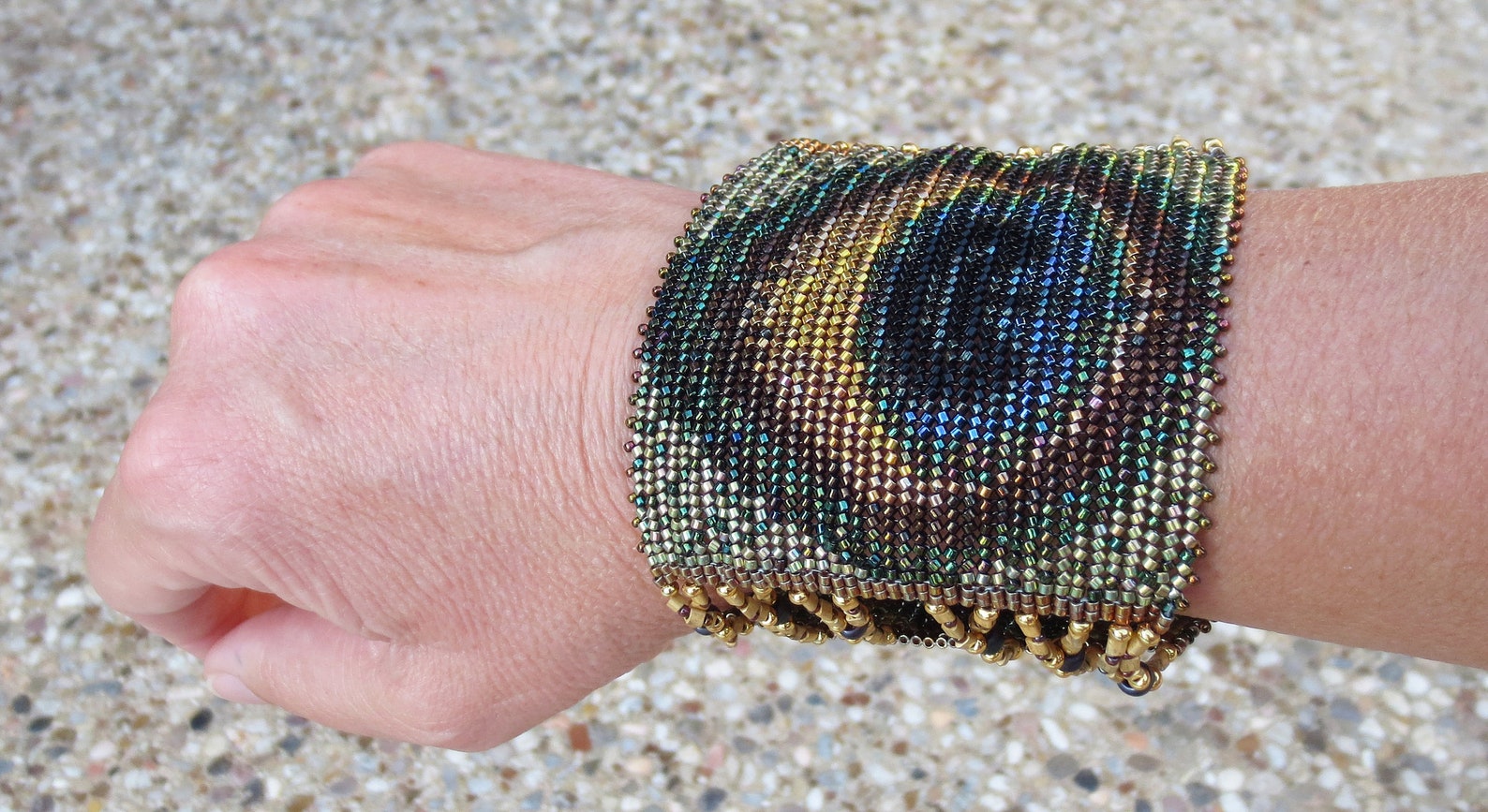 Peacock feather bracelet for men Clearance