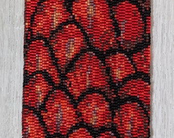 Redbird Peyote Bracelet Pattern