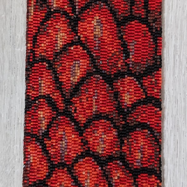 Redbird Peyote Bracelet Pattern