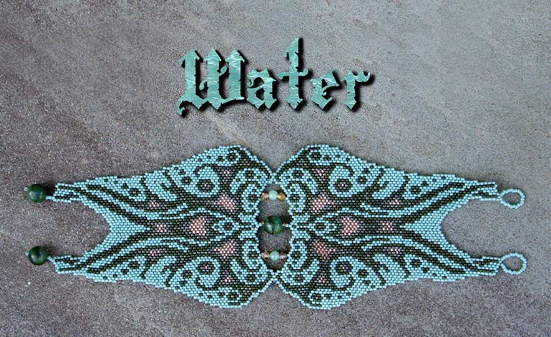 Elemental Water Bracelet Pattern image 1