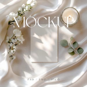 Mockup di invito a nozze - Mockup di invito a nozze 5x7 - Mockup di invito a nozze Boho - Oggetto intelligente PSD - Mockup di biglietti di auguri PNG - Jpeg