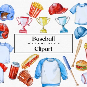 Baseball  Watercolor Clipart, Baseball PNG, Sports Clipart, Baseball Sports, Watercolor Baseball Clipart, Baseball Illustration, Sports PNG