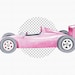 Watercolor Pink Racecar Clipart - Racing Car Clipart - Racecar PNG ...