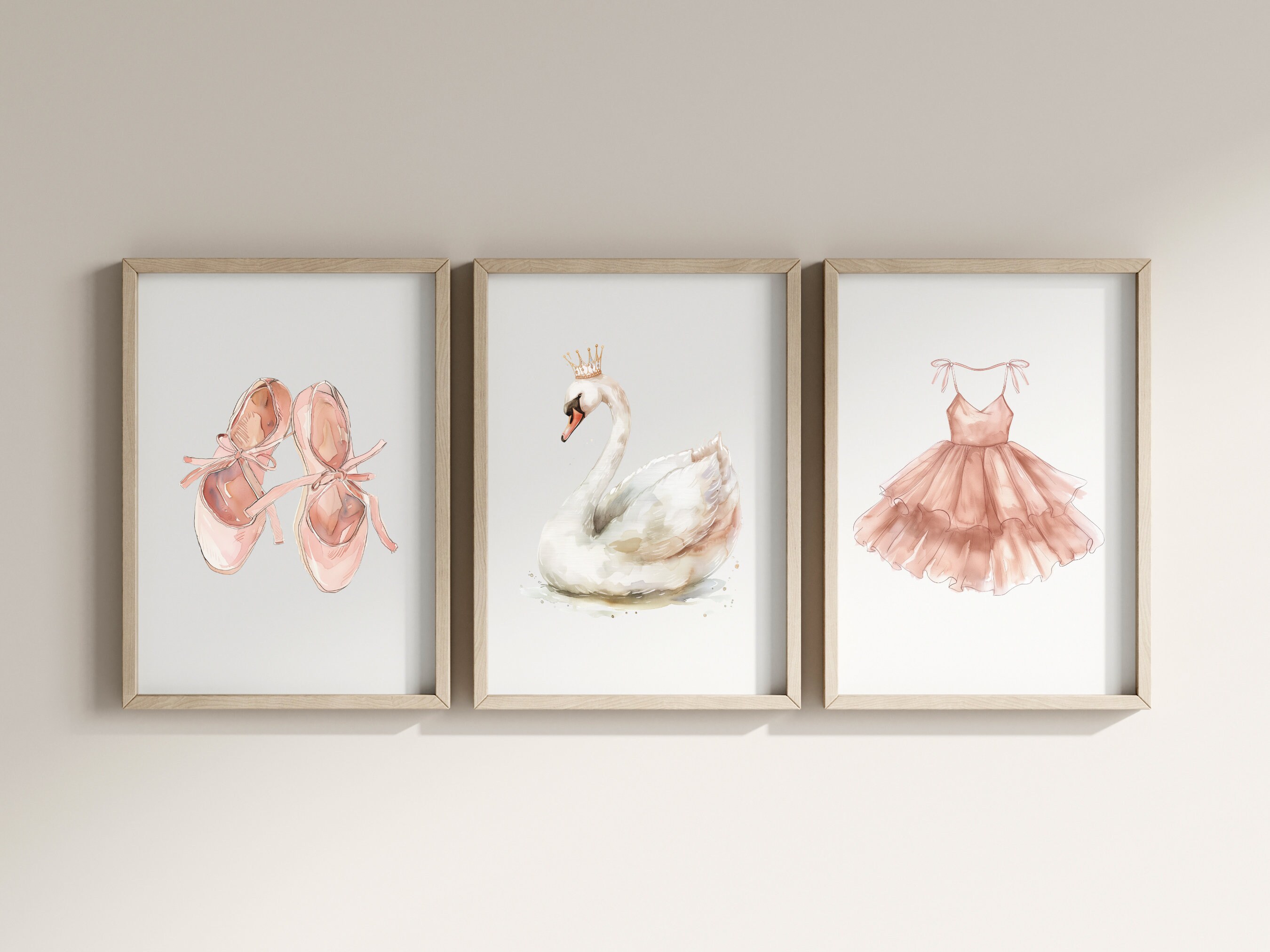 Pink Ballerina Clipart, Swan Lake Clipart, Watercolor Ballerina Clipart ...