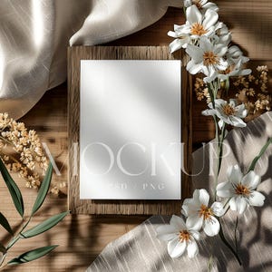 Mockup di invito di nozze - Mockup di invito di nozze 5x7 - Mockup di invito di nozze Boho - Oggetto intelligente PSD - Mockup di biglietti di auguri PNG
