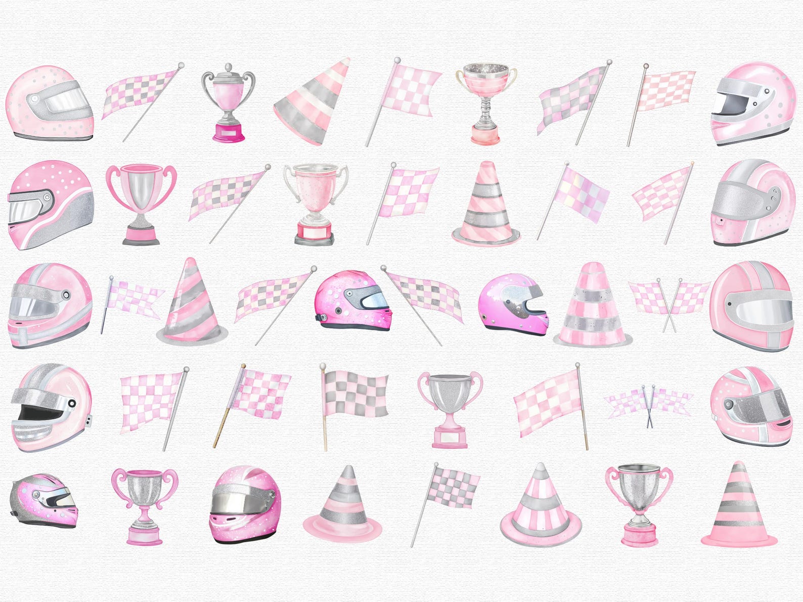 Watercolor Pink Racecar Clipart - Racing Car Clipart - Racecar PNG ...
