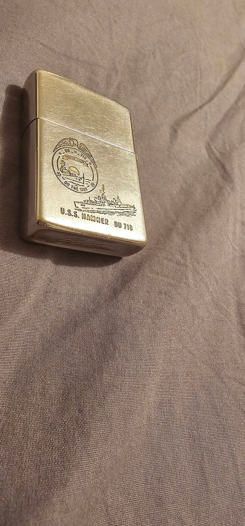 Vintage Military Zippo Lighter 1976 Etsy