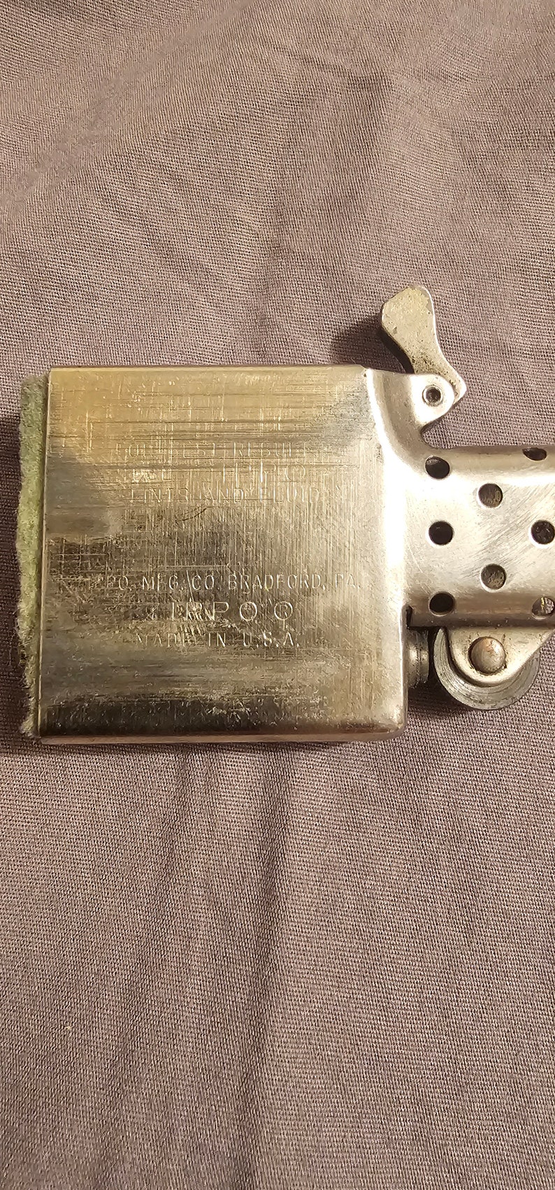 Vintage Military Zippo Lighter 1976 Etsy