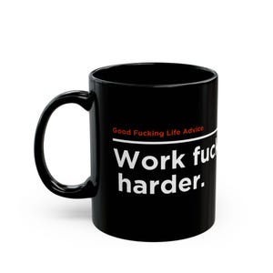 Lustige Kaffeetasse für Kollegen, You Work Harder, Humor-Geschenk für Kollegen, Paar-Geschenk, Ehemann-Geschenk, Sarkastische Bürotasse