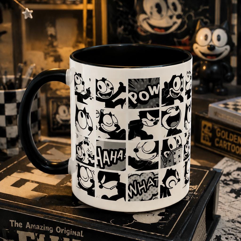 Felix the Cat Ceramic - Etsy