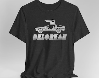Delorean T Shirt, Back to the Future T Shirt, Marty Mcfly, Gigawatts, 1.21, hover board, 80s film - Graphic Tee, All Size