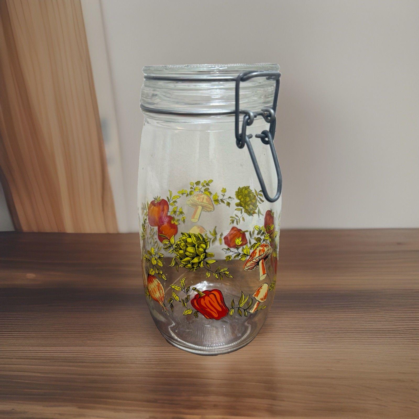 Vintage Glass Hinged Jar - Etsy