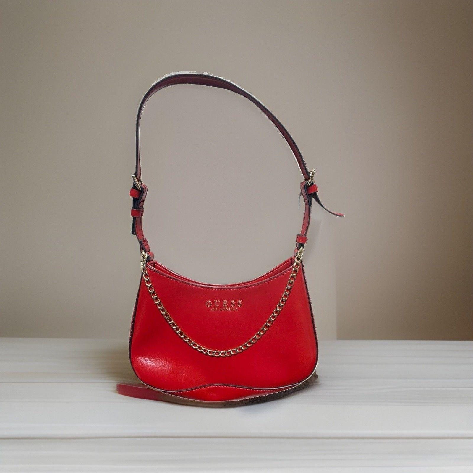 VINTAGE GUESS ゲス Y2K ロゴ金具 ショルダーバッグ レッド Y2k Shoulder Bag Guess - Etsy