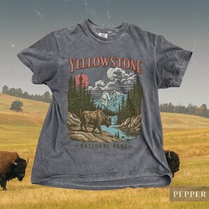T-Shirt Yellowstone Uomo – Colore Nero, Cotone Morbido – Nuova Con Etichette