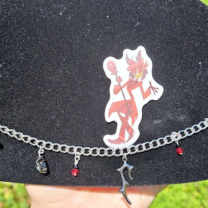 Pulsera Hazbin Hotel Alastor Charm