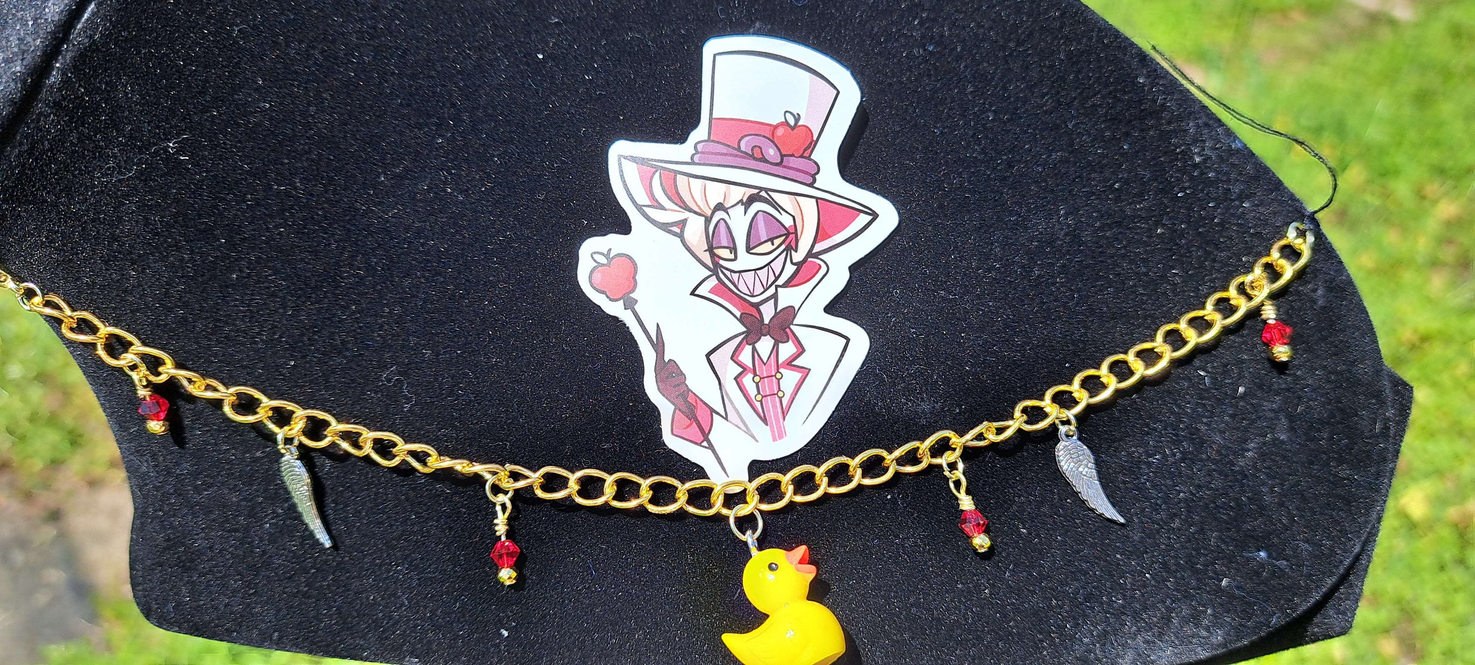 Hazbin Hotel Lucifer Charm Bracelet
