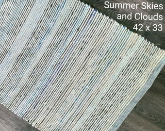 ヴィンテージ エジプト綿 パターン ラグ 幾何学模様のラグ 66 x